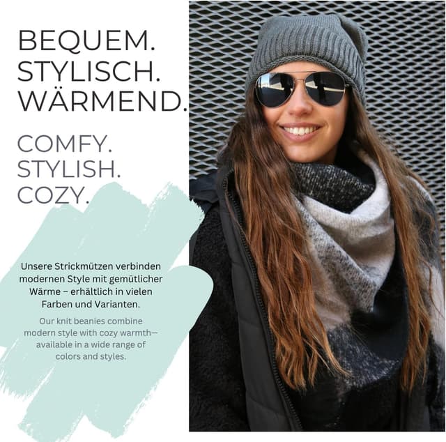 Thumbnail 4 de styleBREAKER Gorro Unisex longbeanie 24 cm