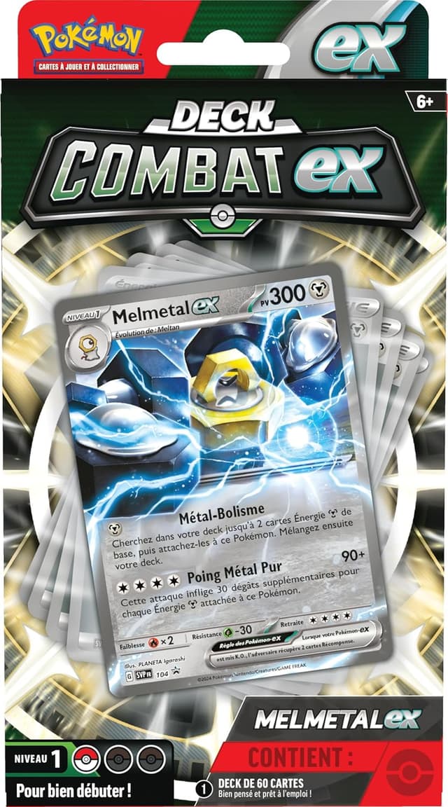 Thumbnail 1 de Pokémon Deck Combat Melmetal-ex 60 Cartes