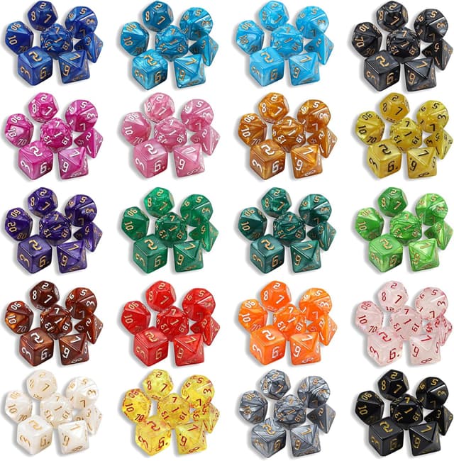 Thumbnail 2 de YILAIDA Polyedrische Würfel 182 Stück 🎲