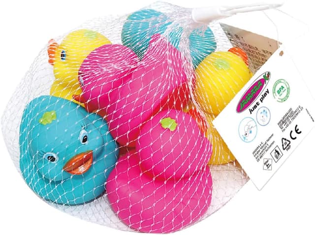 Detalle 2 de Jamara 460615: anatre giocattolo galleggianti per il bagnetto, set da 6 pezzi