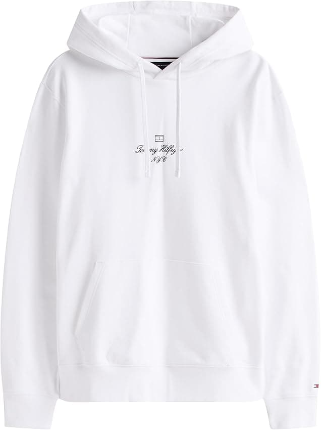 Detalle 2 de Tommy Hilfiger Hoodie Flag Script M blanco