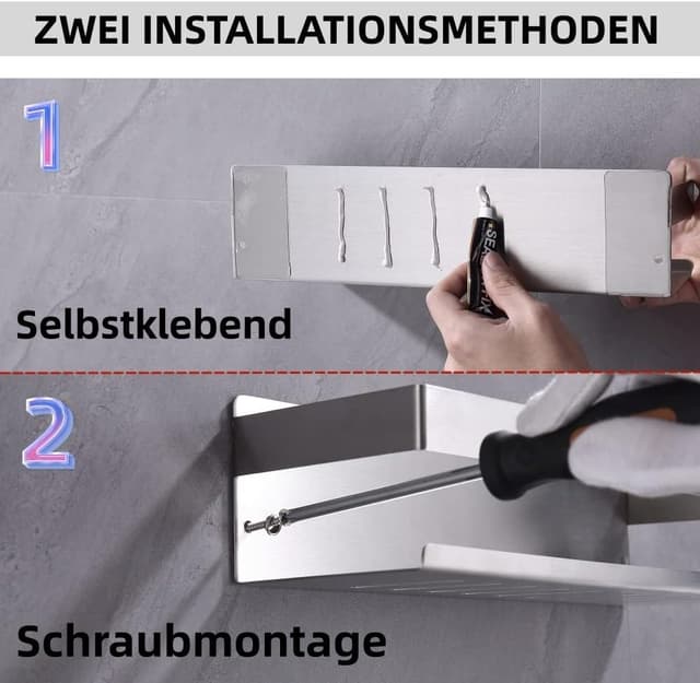 Thumbnail 4 de HomeHeng Étagère de douche 30 cm