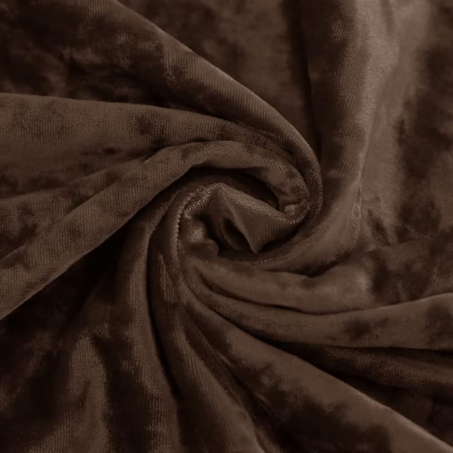 Thumbnail 6 de Deconovo Dark Blue Stretch Velvet Dining Chair Covers (Set of 6)