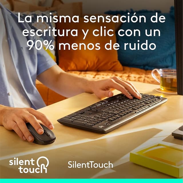 Thumbnail 1 de Logitech MK295 Silent Combo Teclado y Ratón Inalámbricos