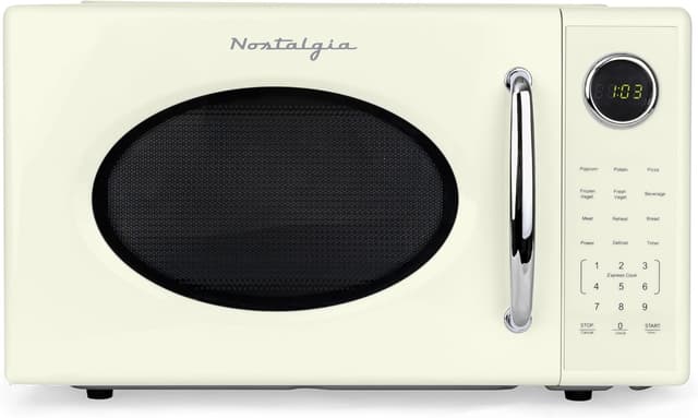 Detalle de Nostalgia Retro 1000W Microwave Oven 1.1 cu ft