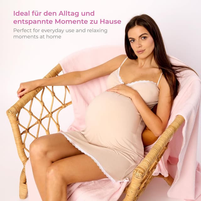 Detalle de Merry Style jupon de grossesse MS10-466 en viscose élastique respirante