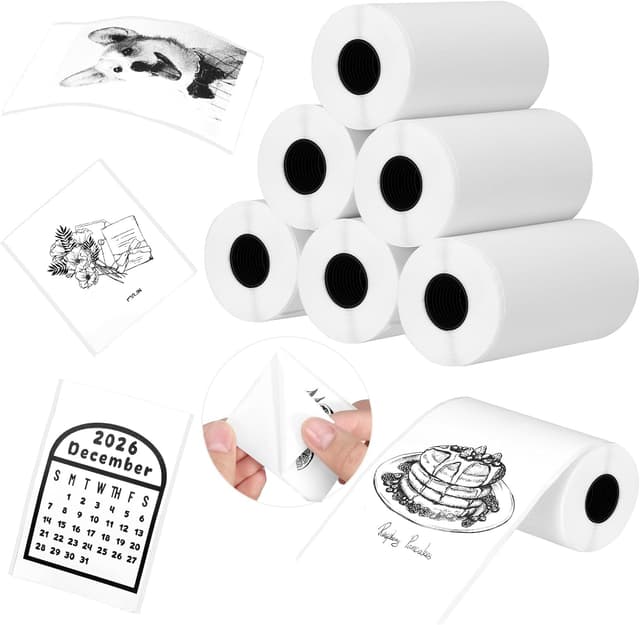 Detalle de XREE Thermorollen 53×28 mm 6er Pack