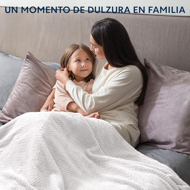 Thumbnail 5 de Dreamzie Manta Sofa Chevrón Blanco 130x150 cm 🛋