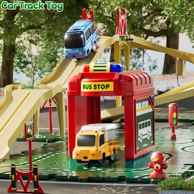 Thumbnail 1 de KIZONLY Puzzle Racer 4-Tier Track Set