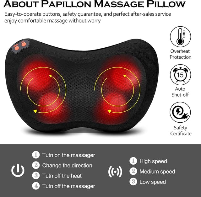 Thumbnail 3 de Papillon Back Massager Shiatsu Neck Pain Relief