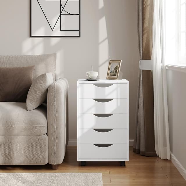 Detalle 2 de WOLTU Rollcontainer mit 5 Schubladen