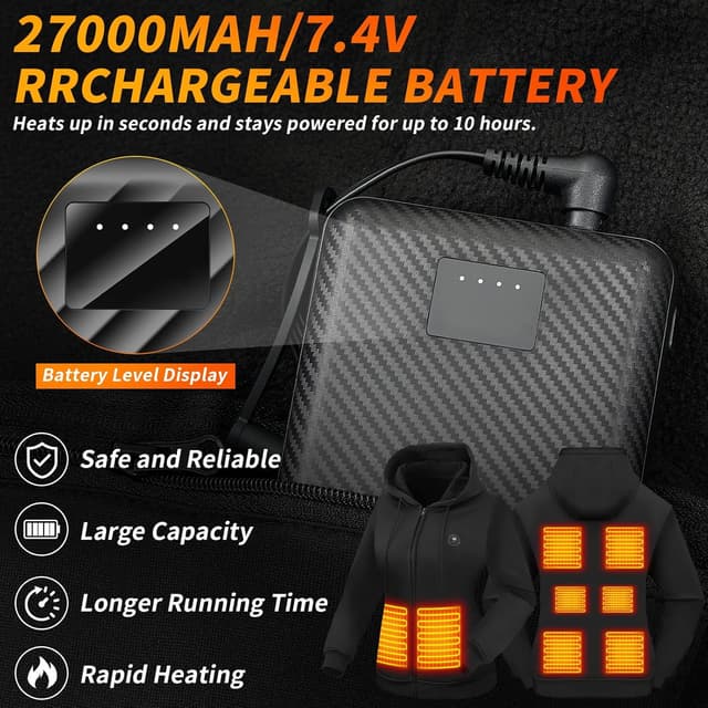 Thumbnail 3 de Wholede Giacca Riscaldata 27000mAh