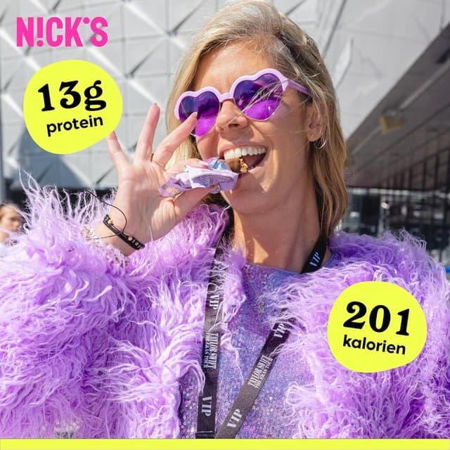 Thumbnail 2 de NICKS Protein Riegel Mandel Karamell 13 g Eiweiß