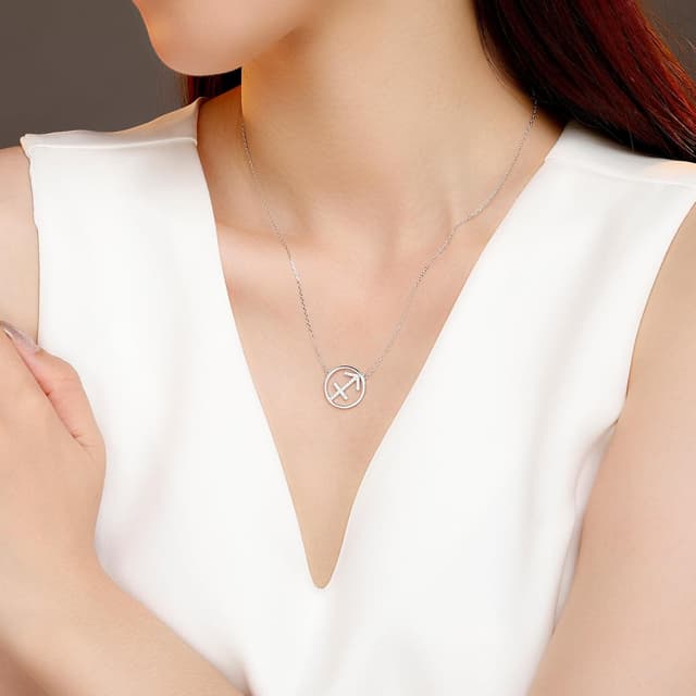 Thumbnail 2 de Qings Konstellation Anhänger Silber Halskette