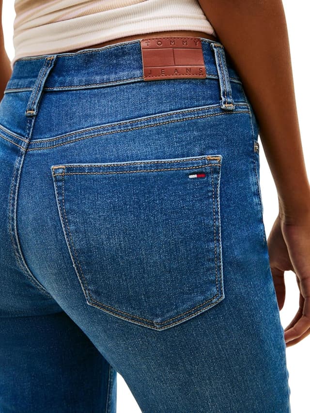 Detalle de Tommy Jeans Nora MR Skny Bi0252 DW0DW22772: skinny donna Tommy Jeans