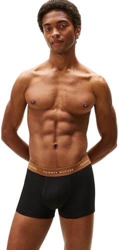 Detalle de Tommy Hilfiger Adaptive 3P WB Trunk UM0UM02763 calzoncillos bóxer para hombre (amarillo), talla XL