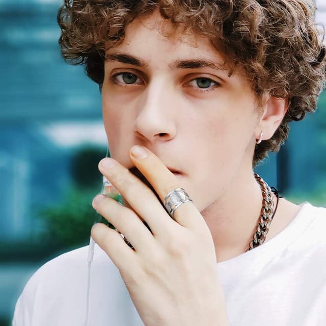 Thumbnail 2 de FaithHeart Anello Aperto in Acciaio Inox Tema cattolico