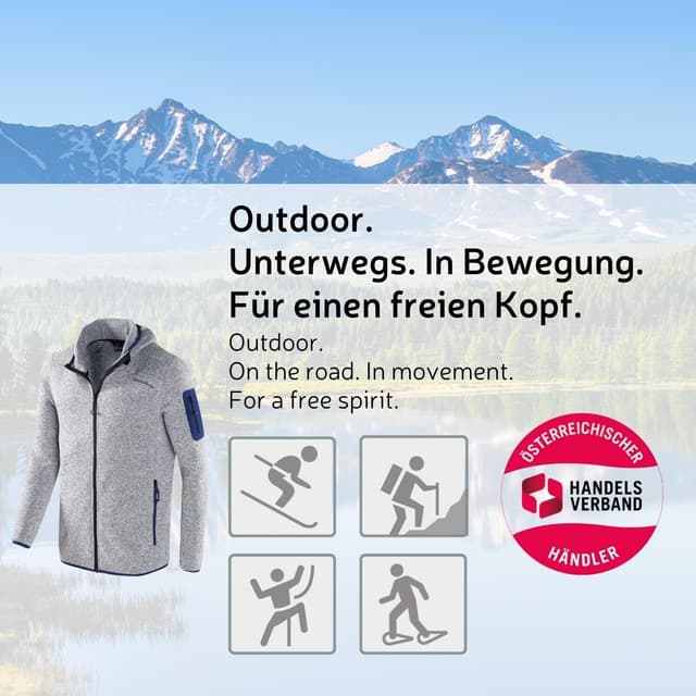 Detalle de Black Crevice giacca pile traspirante uomo