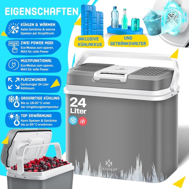 Thumbnail 1 de KESSER 24 Liter Kühlbox