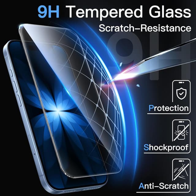 Thumbnail 4 de JETech Screen Protector for iPhone 17 6.3-Inch