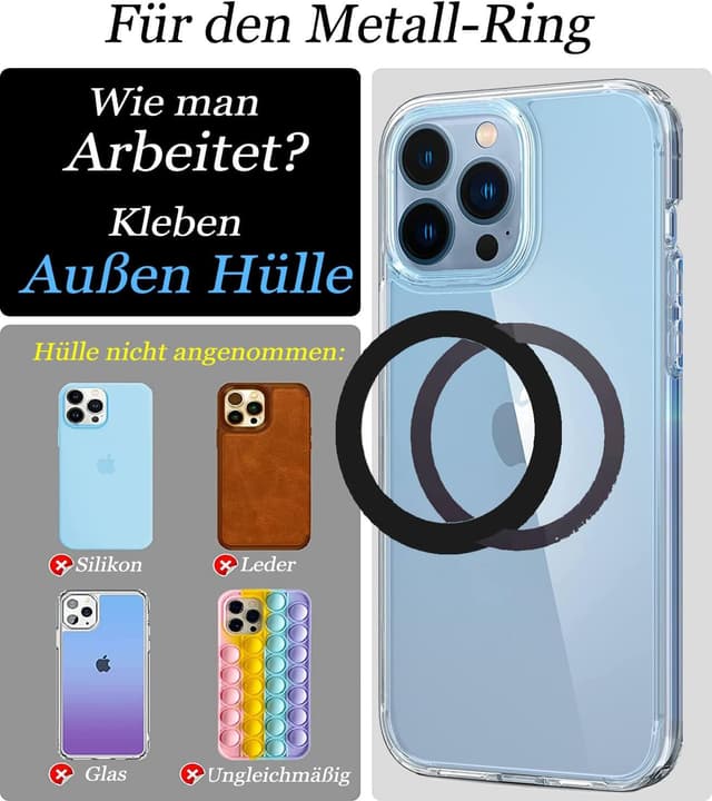 Thumbnail 6 de Kameraschutz für iPhone 16 6,1 Zoll 2 Stück