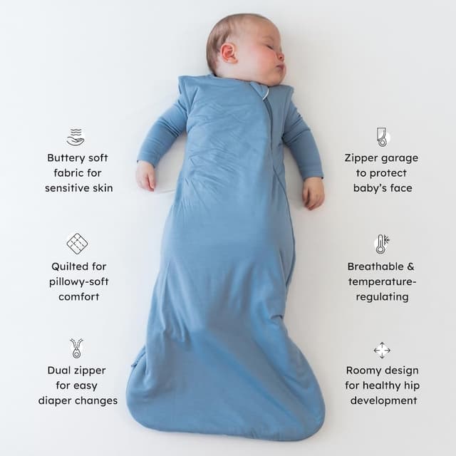 Detalle de KYTE BABY bamboo sleep bag 1.0 tog
