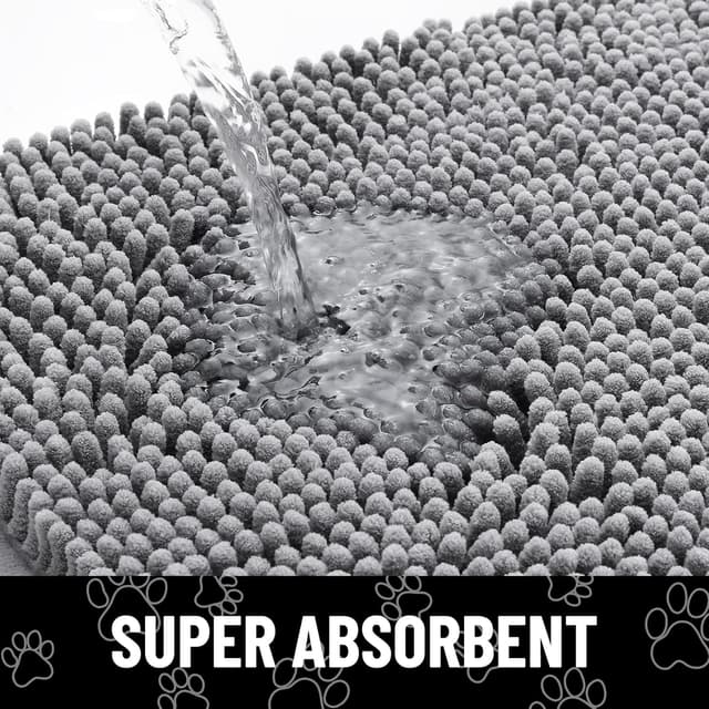 Thumbnail 4 de Smiry Dog Door Mat 30x20 Absorbent Mud Trapper 🐾