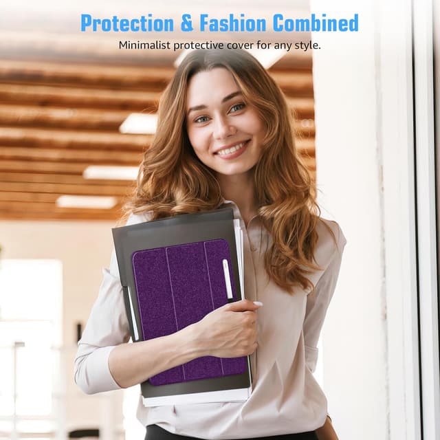 Thumbnail 5 de HGWALP Glitter Purple Case for iPad 11-inch (A16)