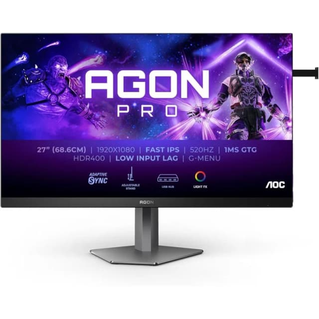 Detalle de AOC AGON AG276FK 520 Hz monitor gaming 27