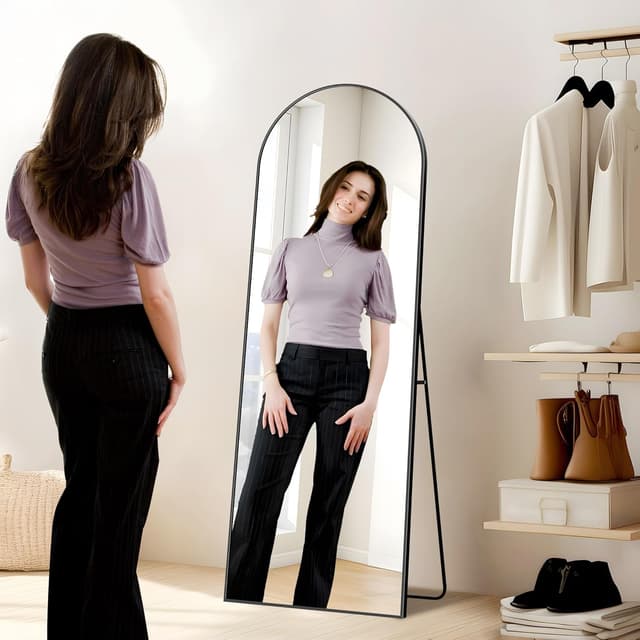 Thumbnail 6 de KOCUUY Bogen Standspiegel 147 x 47 cm Ganzkörper