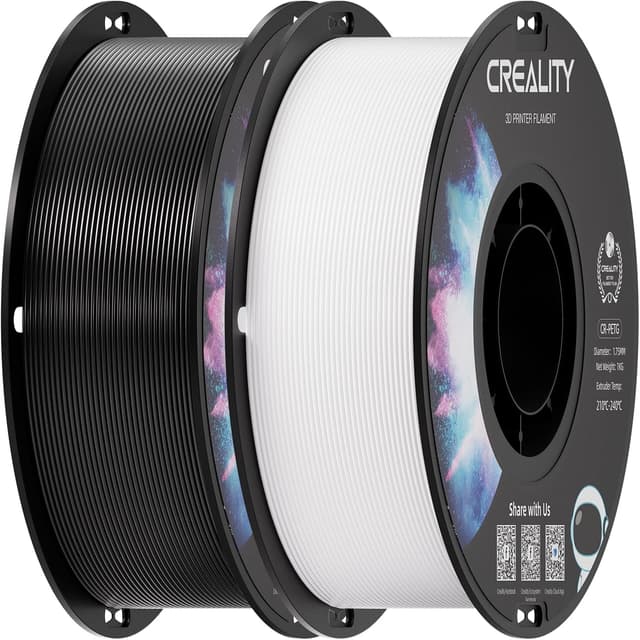 Imagen de Creality 2kg Black & White PETG Filament ⚙ en OfertitasTOP