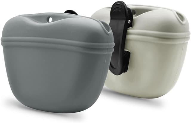 Detalle de AUDWUD Silicone Dog Treat Pouch clip on