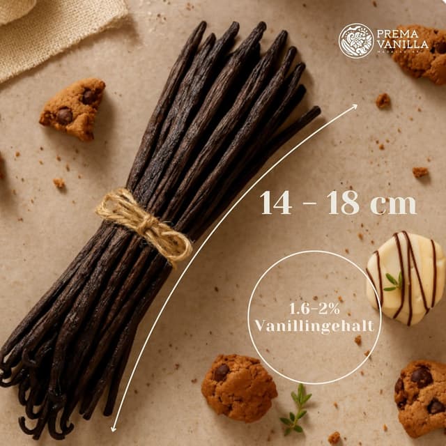 Thumbnail 4 de PREMA VANILLA 20+1 Bourbon Vanilleschoten 14–18cm