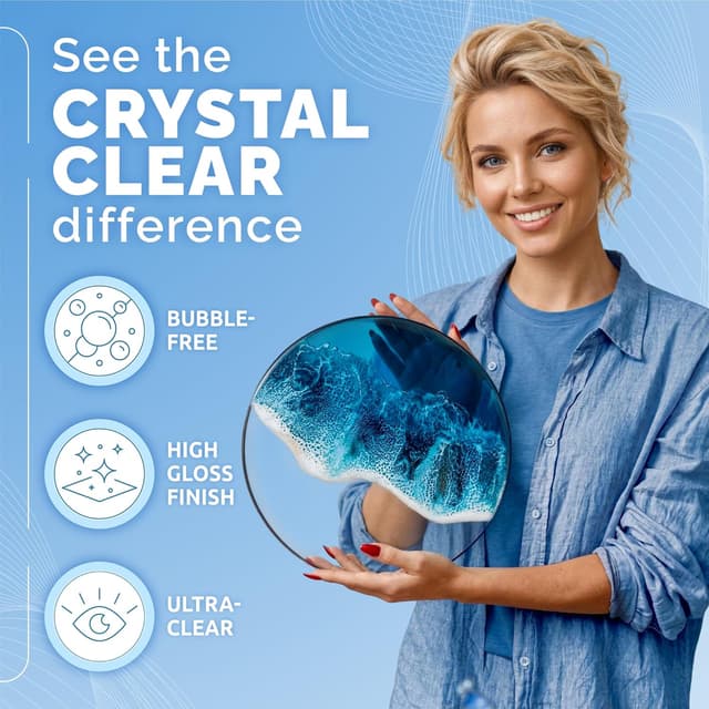 Thumbnail 1 de CRAFT RESIN 1L Crystal Clear epoxy resin kit