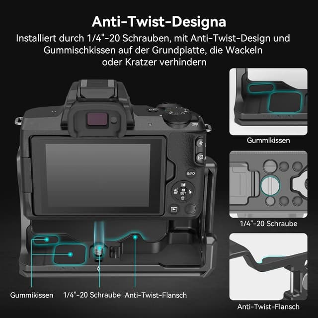 Detalle 2 de SmallRig Cage Canon M50 M50 II M5 2168C