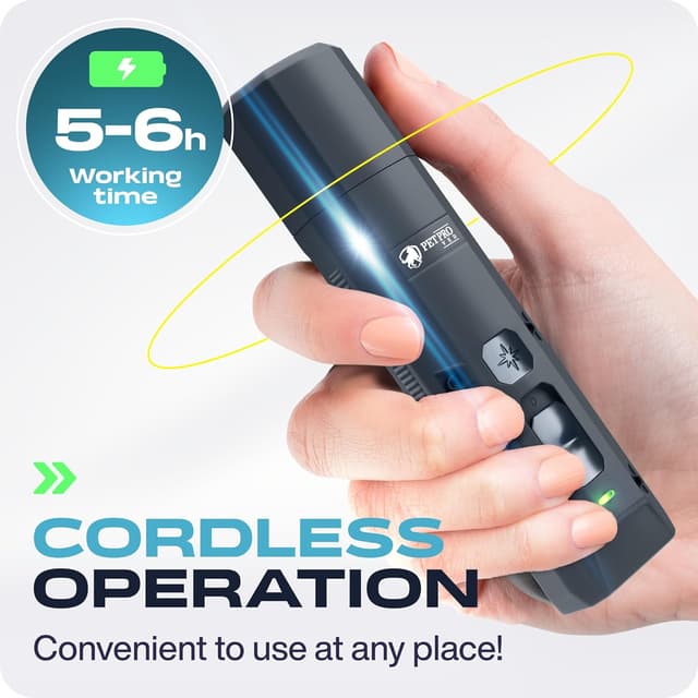 Detalle de PETPROVED Dog Nail Grinders silent electric nail grinder set for dogs and cats