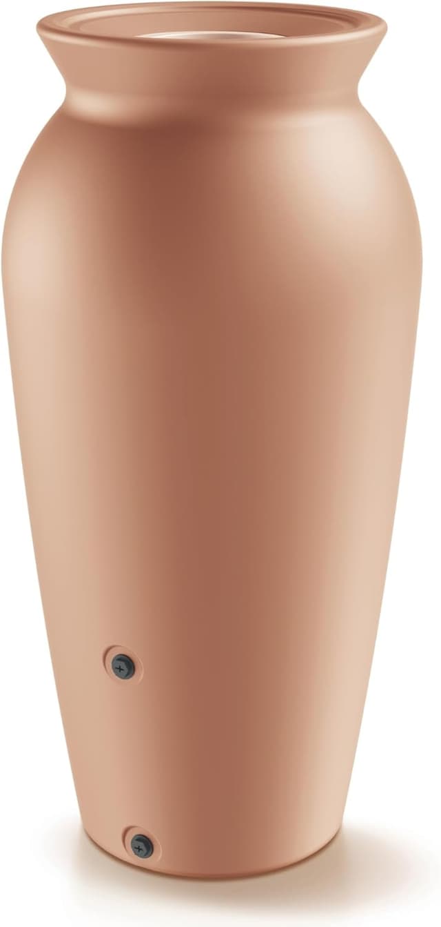 Thumbnail 6 de YourCasa Regentonne 230 l „DropCatcher“ mit Filterkorb & Wasserhahn, frostsicherer Kunststoff (Terracotta)