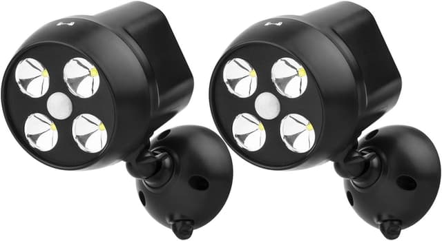 Detalle de NICREW Battery Outdoor LED Security Light 2-pack