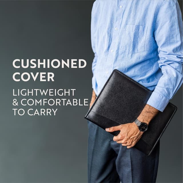 Detalle 2 de Cover in similpelle Resume cartella porta documenti Dark Brown