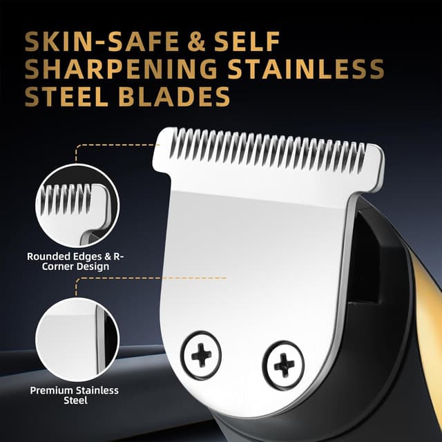 Detalle de ZENLICO Rechargeable Beard Trimmer & Grooming Kit for Men