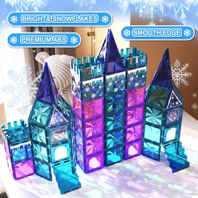 Thumbnail 4 de Paaxido Magnetic Tiles 102-Piece Diamond Set