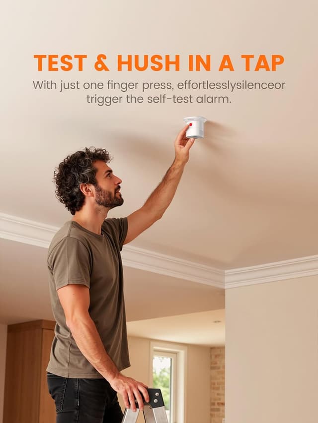 Thumbnail 6 de HEIMAN Heiman Mini Carbon Monoxide Detector Alarm (EN 50291, 10-Year Figaro Sensor)