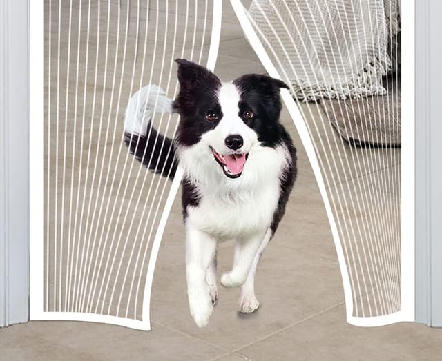 Detalle 1 de DIKER Fliegengitter Magnet Tür 110x210 cm