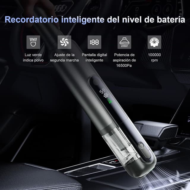 Thumbnail 4 de Linterngo Aspiradora de Mano 4 en 1 🚗✨ 16,500 Pa, Motor sin escobillas