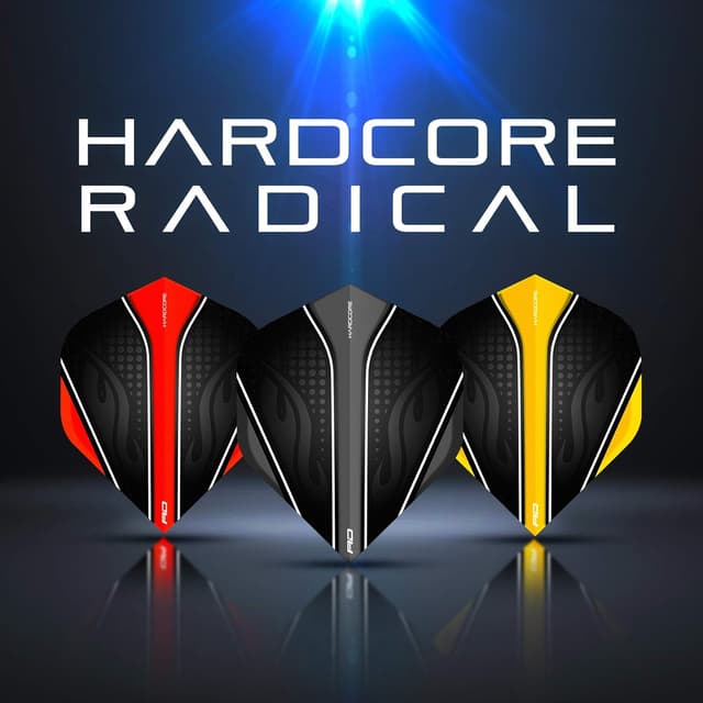 Detalle 2 de Red Dragon Hardcore Radical Extra Thick Standard Dart Flights (4 sets, 12 flights)