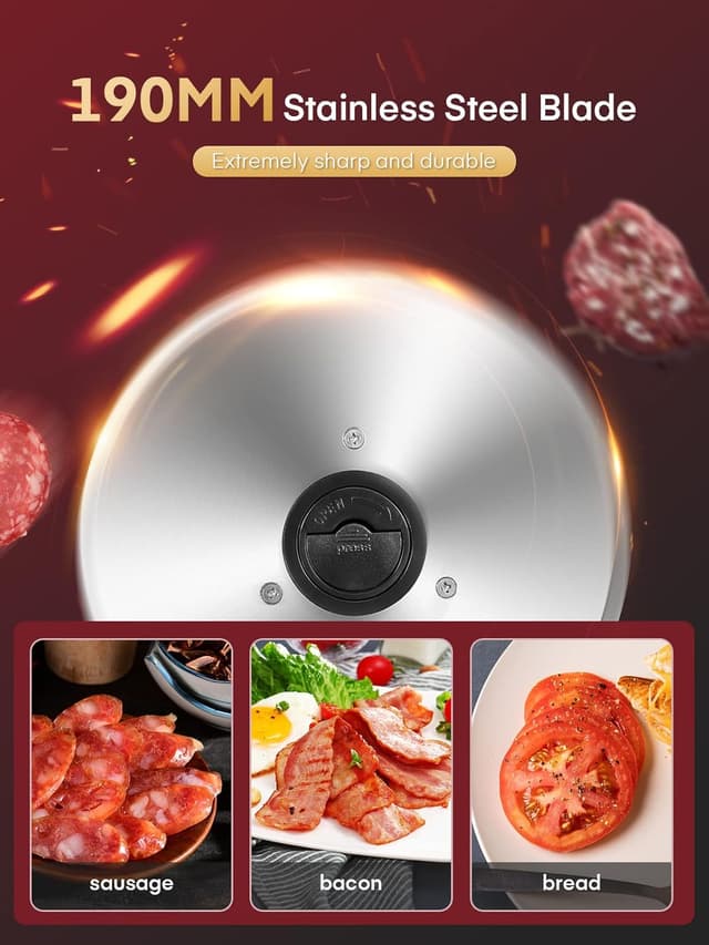 Detalle 2 de FOHERE Allesschneider 0-15 mm Brotschneider