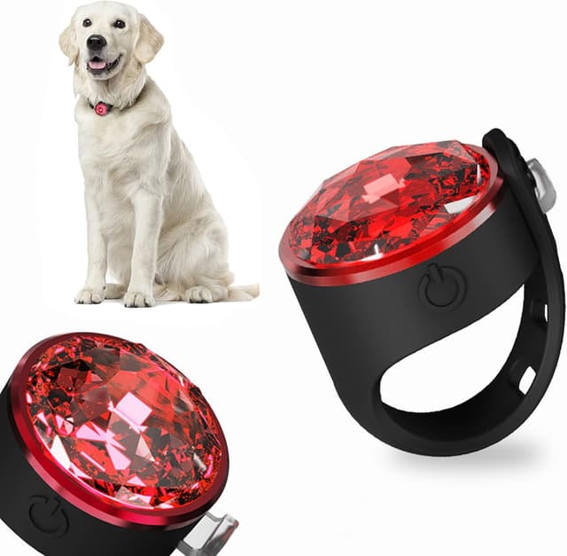 Detalle de UMIONE Rechargeable Dog Light (7 colours) – 100% waterproof night walking safety LED