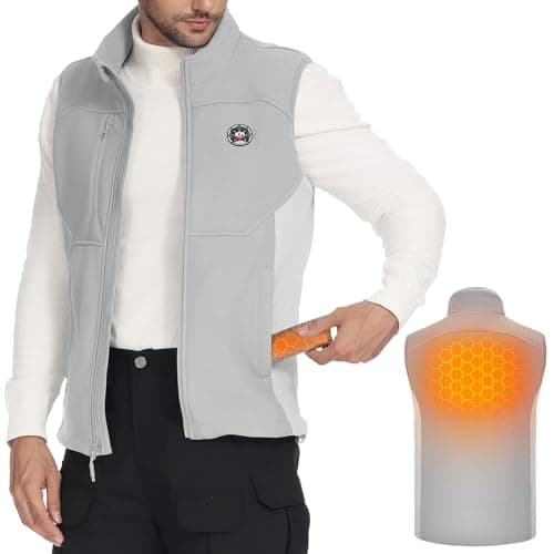 Detalle de KEMIMOTO Gilet riscaldato unisex con batteria 10000 mAh
