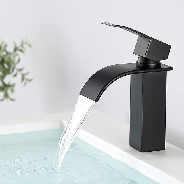 Thumbnail 6 de CECIPA Grifo Lavabo Cascada Negro - Elegante y Duradero