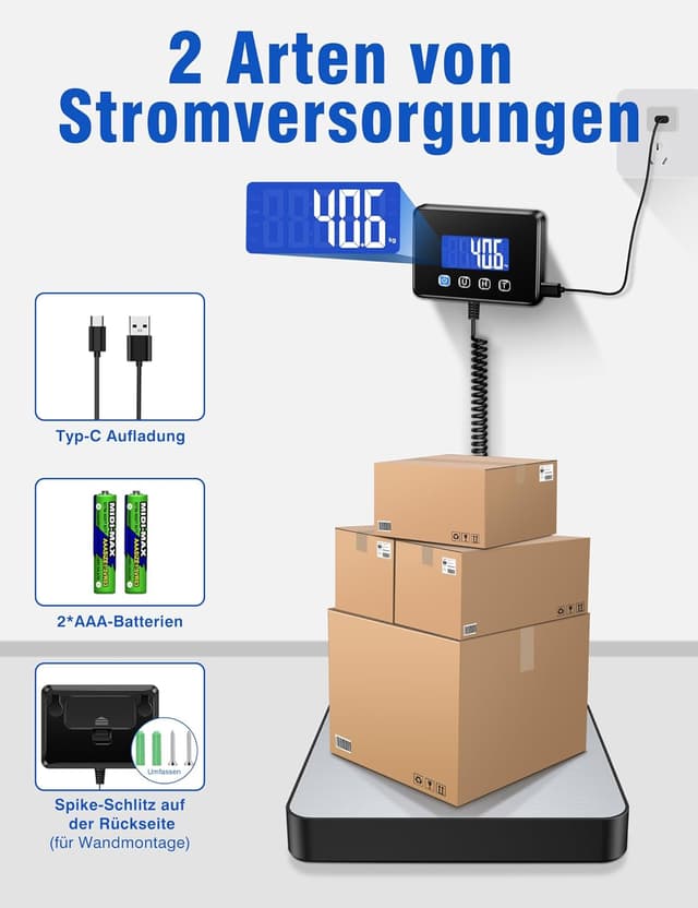 Thumbnail 5 de RAOYAN Paketwaage 200kg